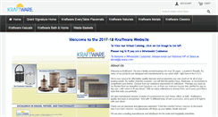 Desktop Screenshot of kraftwarecorp.com
